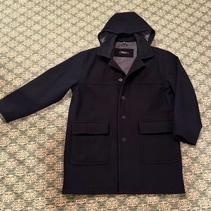 Claiborne Black Wool Coat
